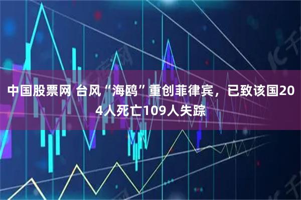 中国股票网 台风“海鸥”重创菲律宾，已致该国204人死亡109人失踪