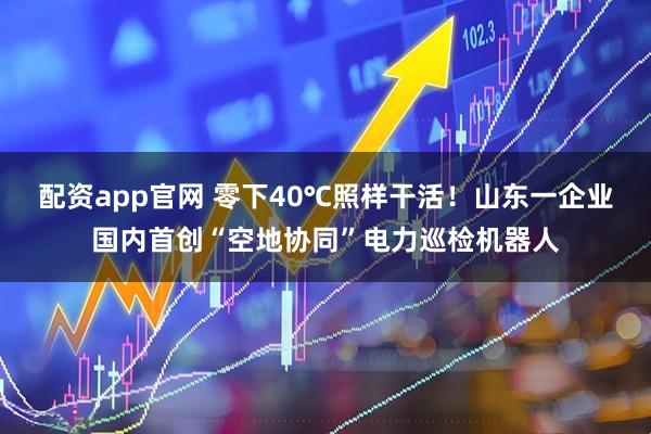配资app官网 零下40℃照样干活！山东一企业国内首创“空地协同”电力巡检机器人